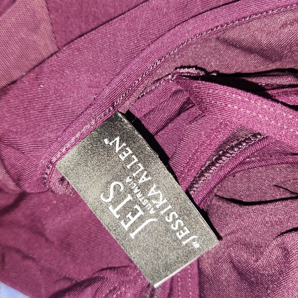 Jets Austalia Jessika Allen Plunge One Piece maroon bodysuit size 8 - Picture 15 of 16
